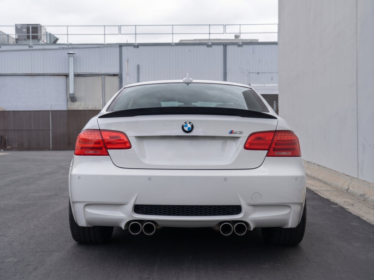 E92 M3 Carbon Fiber P-Style Trunk Spoiler