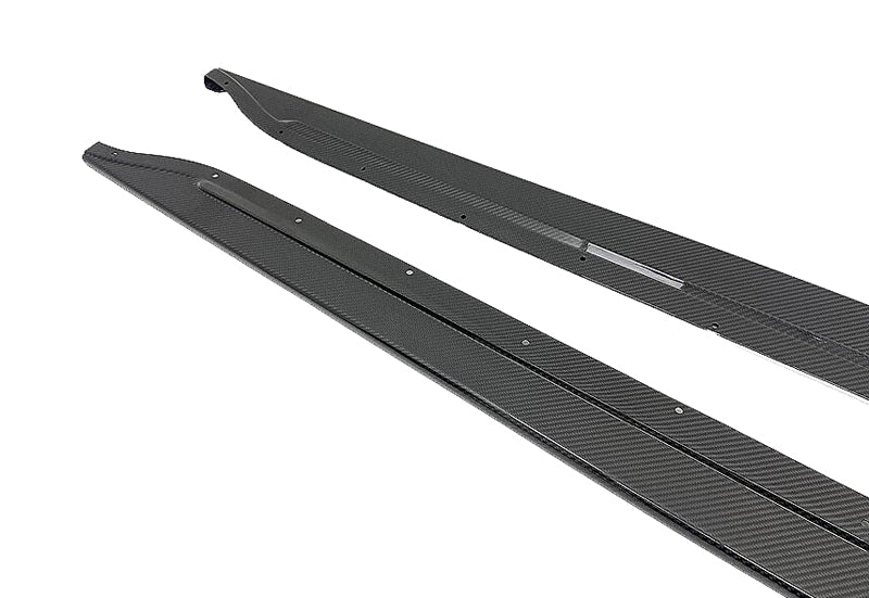 G8X M3 / M4 MHC-Style Carbon Fiber Side Skirt Extensions