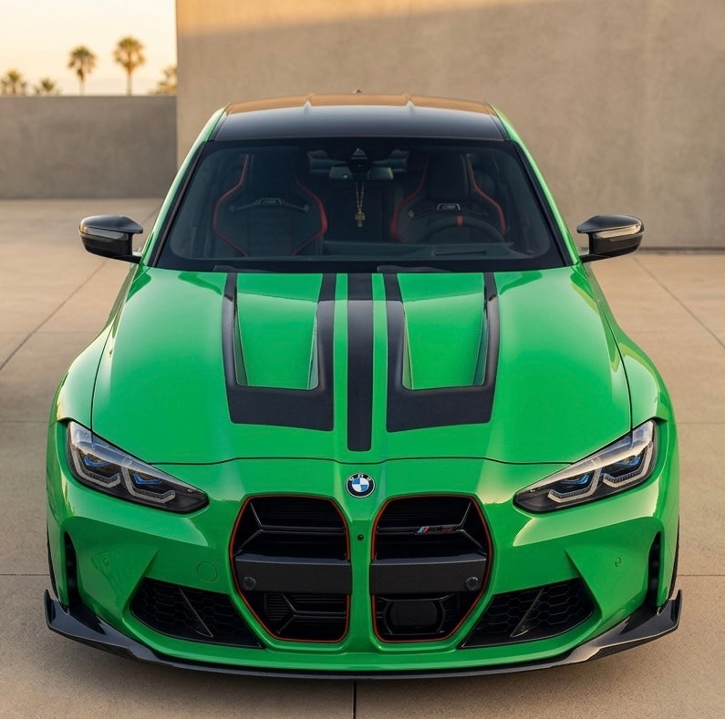 BMW G82 M4 Alpha N-Style Hood & MP-Style Front Bumper Vents — Pre-Preg Dry Carbon Fiber