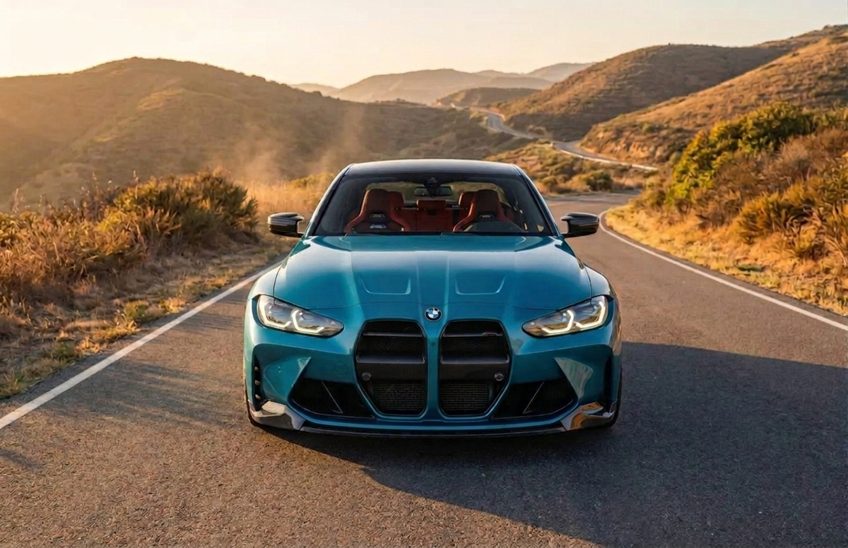 BMW G80 M3 MP Style Front Lip — Dry Carbon Fiber