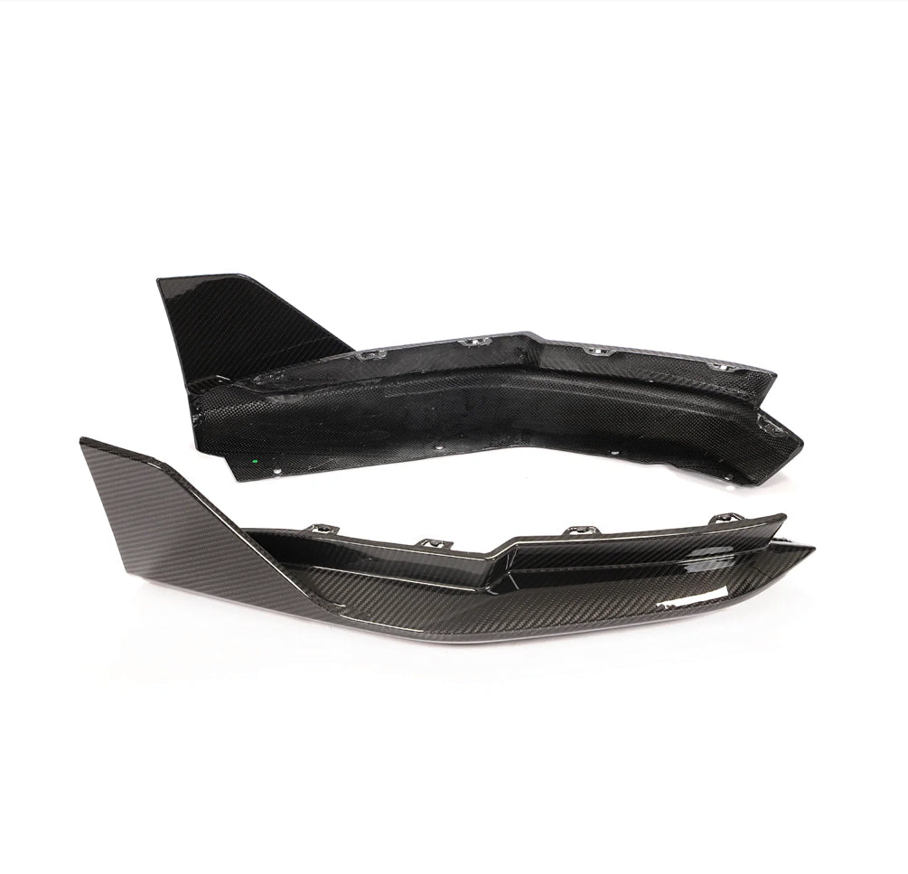 G82 M4 Engine Bay Carbon — Headlight Covers + Rear Corner Splitters — Partner Order