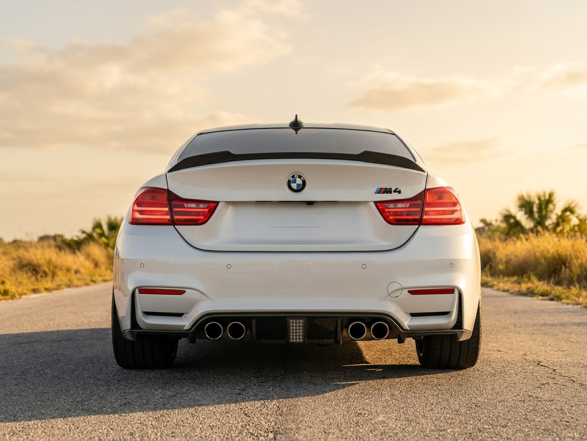 BMW F80 M3 Carbon Package — GT4 Style Front Lip + Klf Style LED Diffuser — Partner Order
