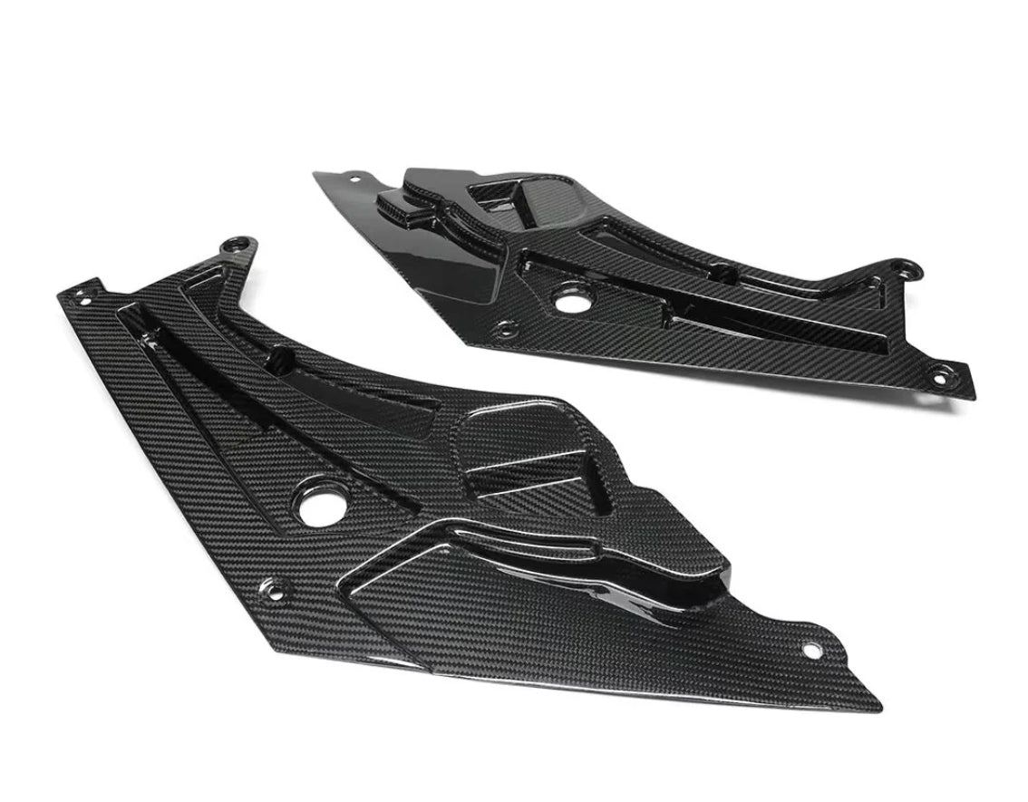 G82 M4 Engine Bay Carbon — Headlight Covers + Rear Corner Splitters — Partner Order