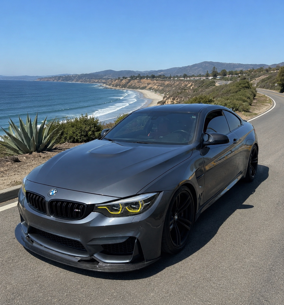 BMW F80 M3 Carbon Package — GT4 Style Front Lip + Klf Style LED Diffuser — Partner Order