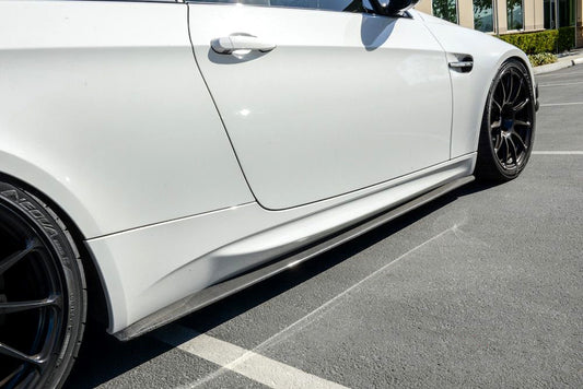 E92 / E93 M3 EXOT Style Carbon Fiber Side Skirt Extensions