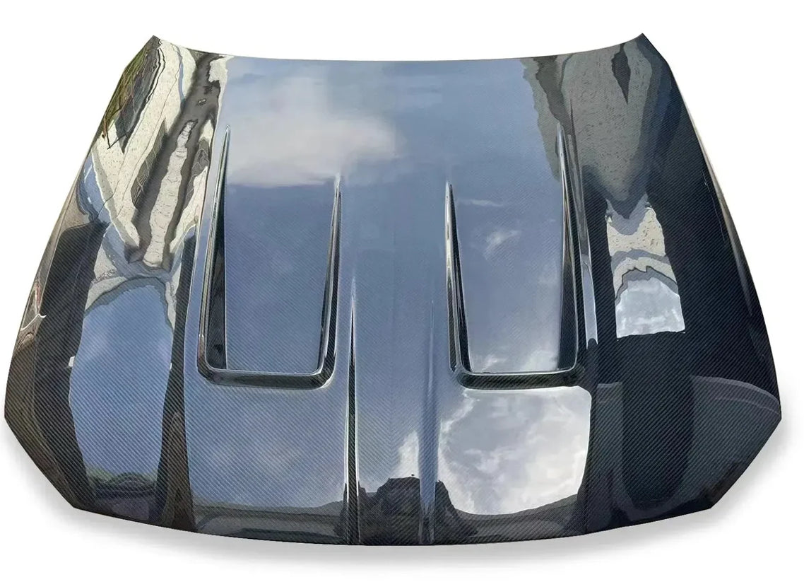 BMW G82 M4 Alpha N-Style Hood & MP-Style Front Bumper Vents — Pre-Preg Dry Carbon Fiber