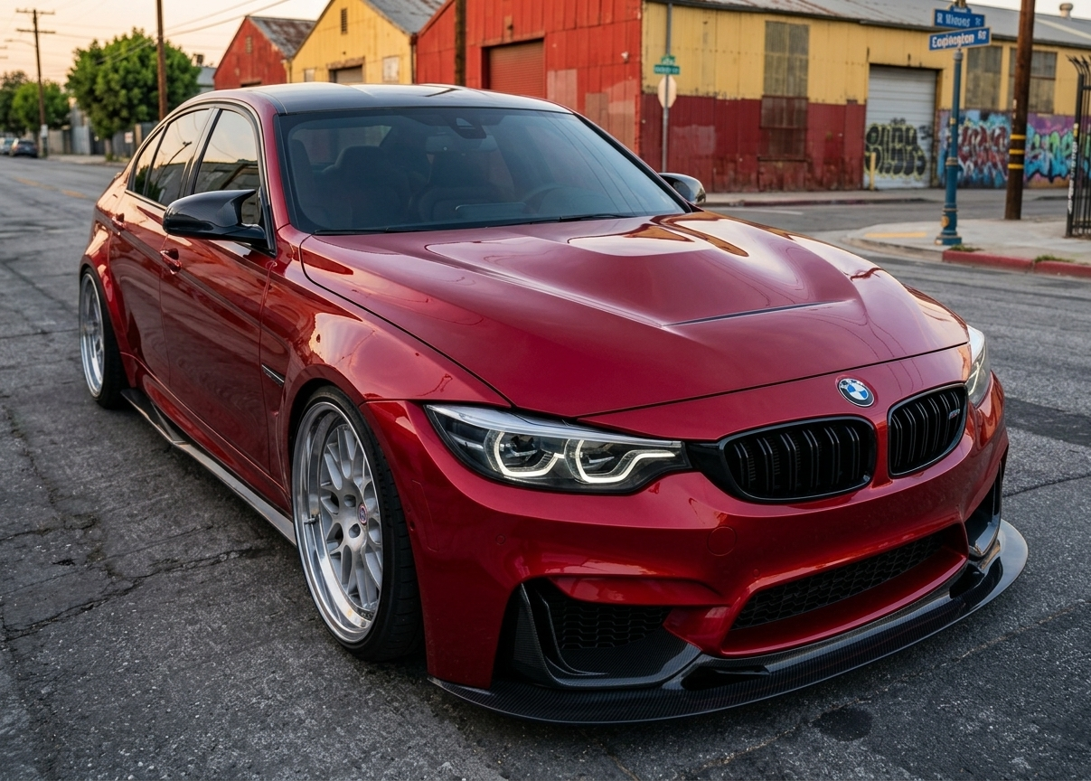 : BMW F82 M4 Carbon Package — GT4 Front Lip + V-Style Diffuser + MP Side Skirts
