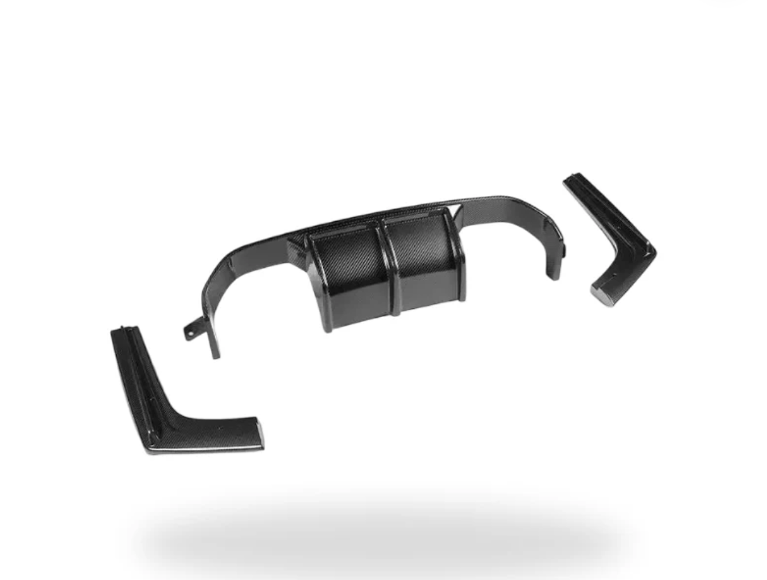 : BMW F82 M4 Carbon Package — GT4 Front Lip + V-Style Diffuser + MP Side Skirts