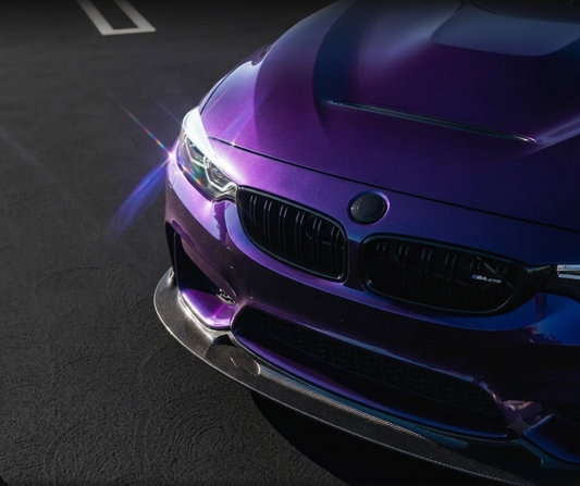 : BMW F82 M4 Carbon Package — GT4 Front Lip + V-Style Diffuser + MP Side Skirts