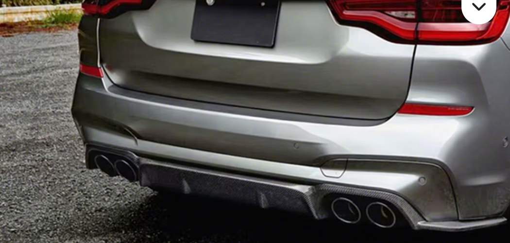 F97 X3M - 3D Style Carbon Fiber Diffuser