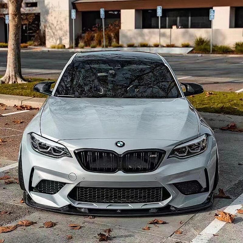 F87 M2 Competition 3D Design Style Carbon Fiber Front Lip Spoiler