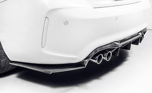F87 M2 MTC Style Carbon Fiber Rear Diffuser Set
