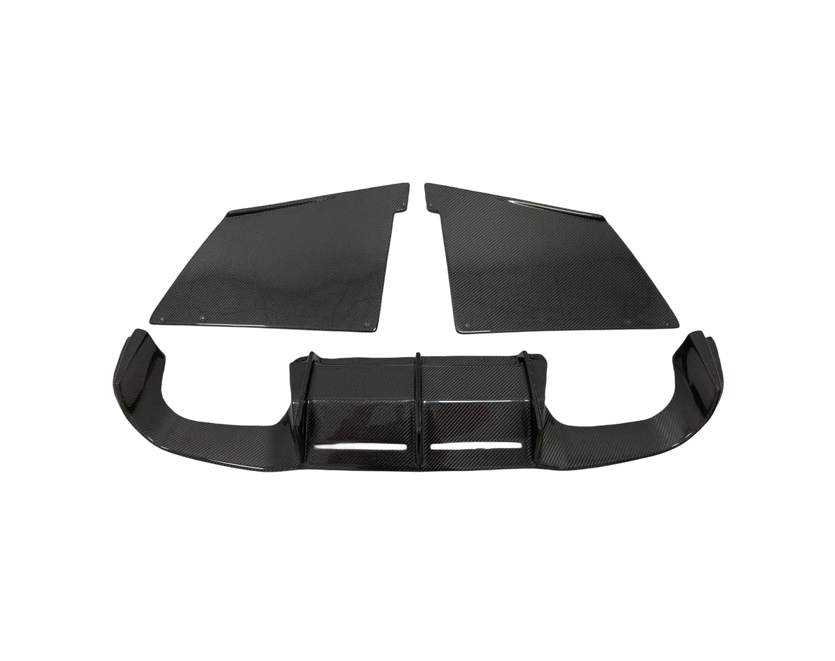 F87 M2 MTC Style Carbon Fiber Rear Diffuser Set