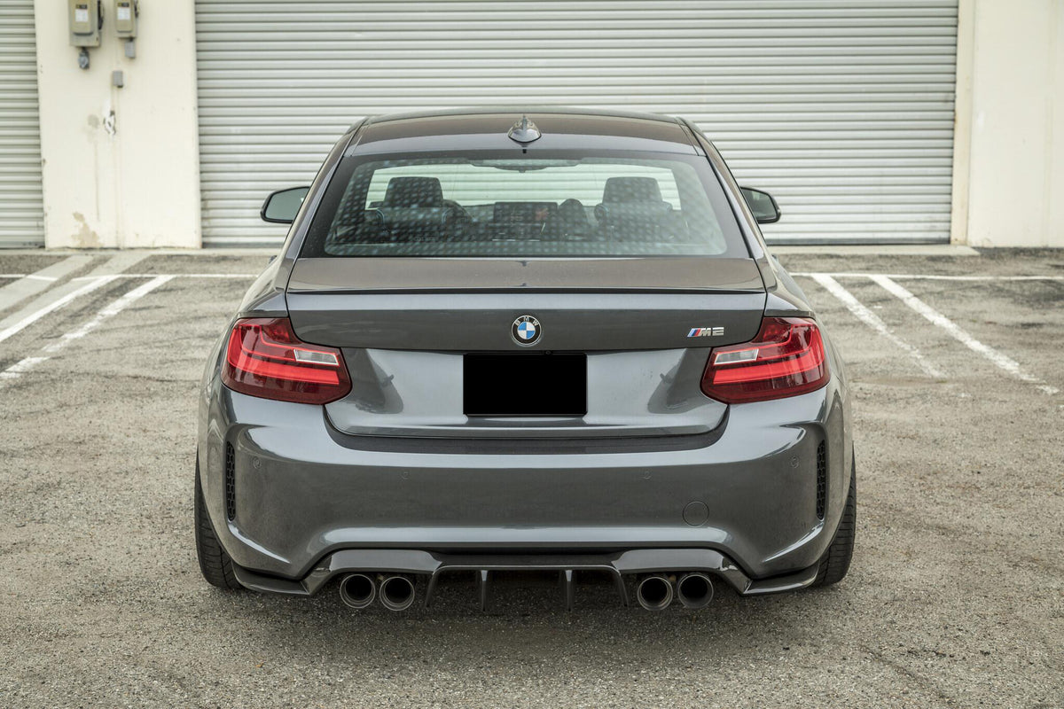 F87 Vor Style Carbon Fiber Rear Diffuser