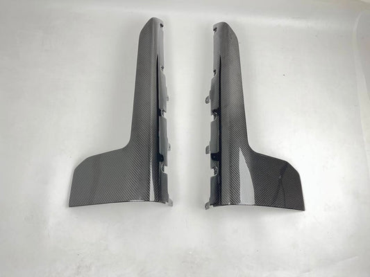 G87 M2 MP Style Dry Carbon Side Skirt Winglets