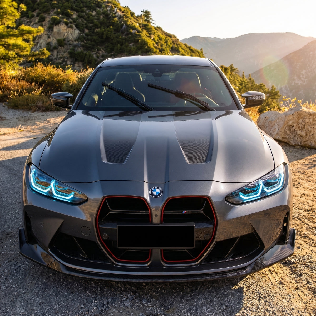 G8X M3 / M4 CSL-Style Vented Carbon Fiber Hood