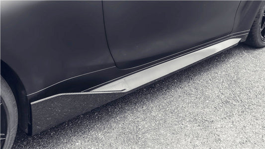 G8X M3 / M4 M-Performance Style Carbon Fiber Side Skirts