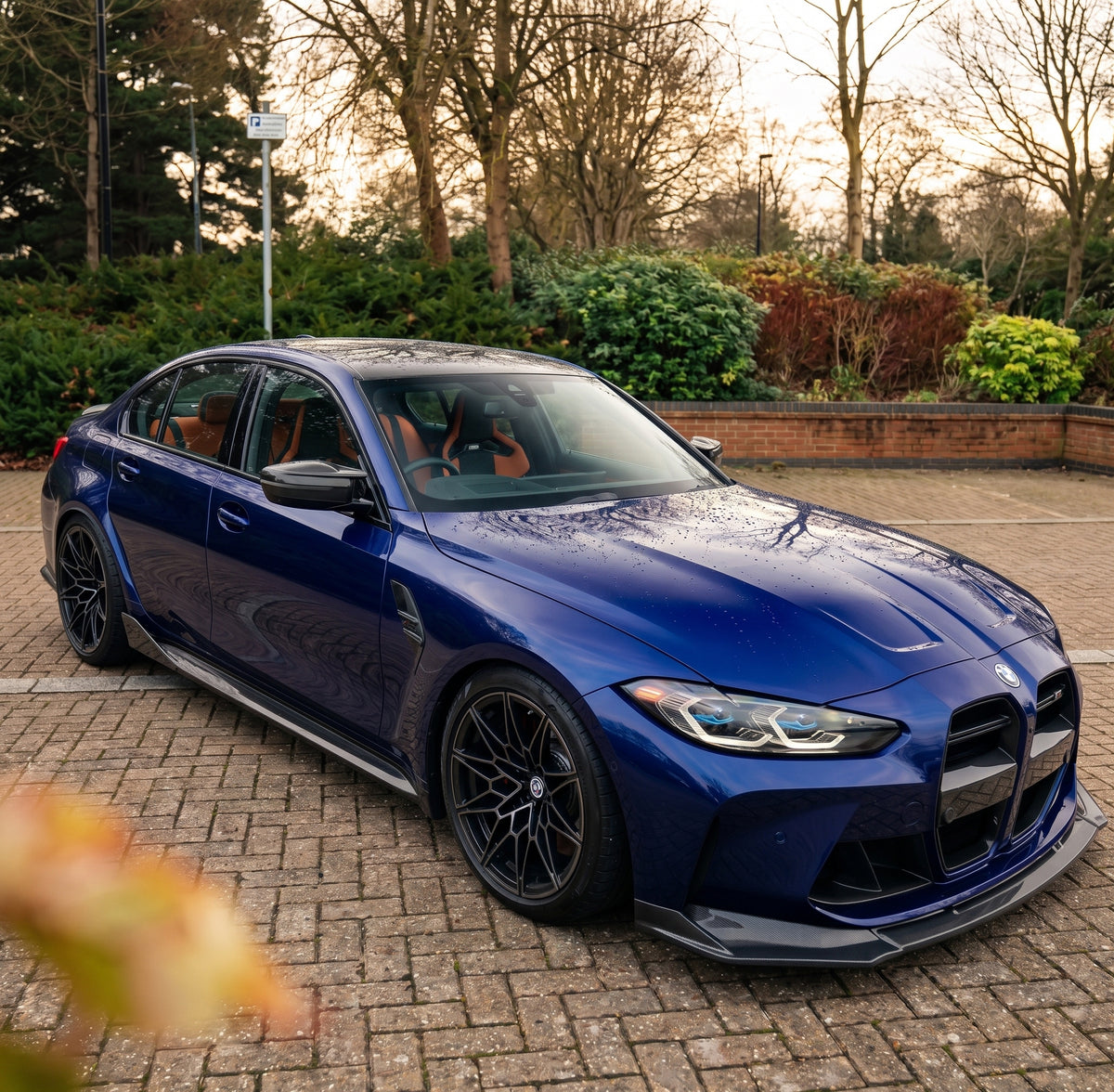 G8X M3 / M4 V-Style Carbon Fiber Front Lip